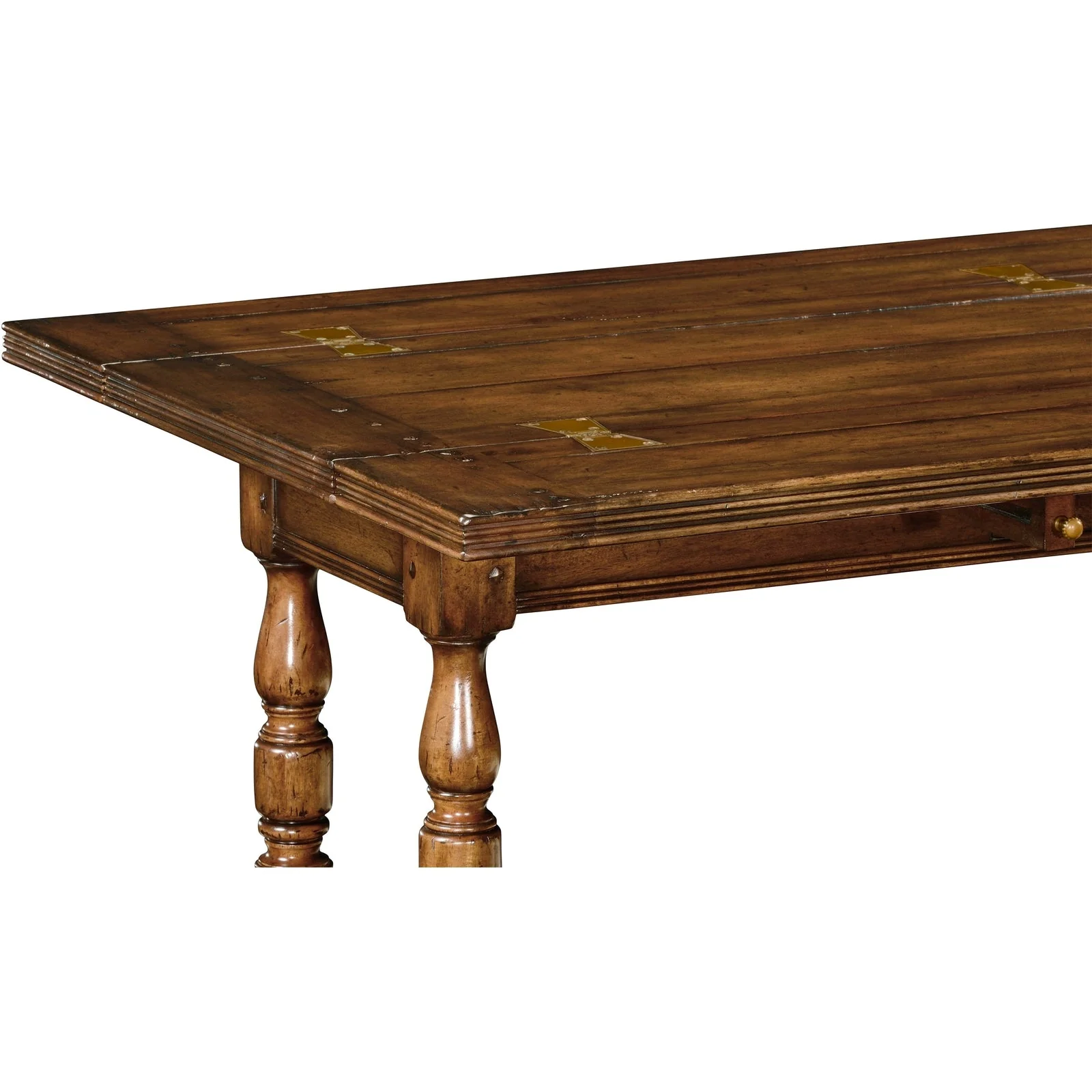 Jonathan Charles Small Walnut Hunt Table (492704-WCD) - Image 4