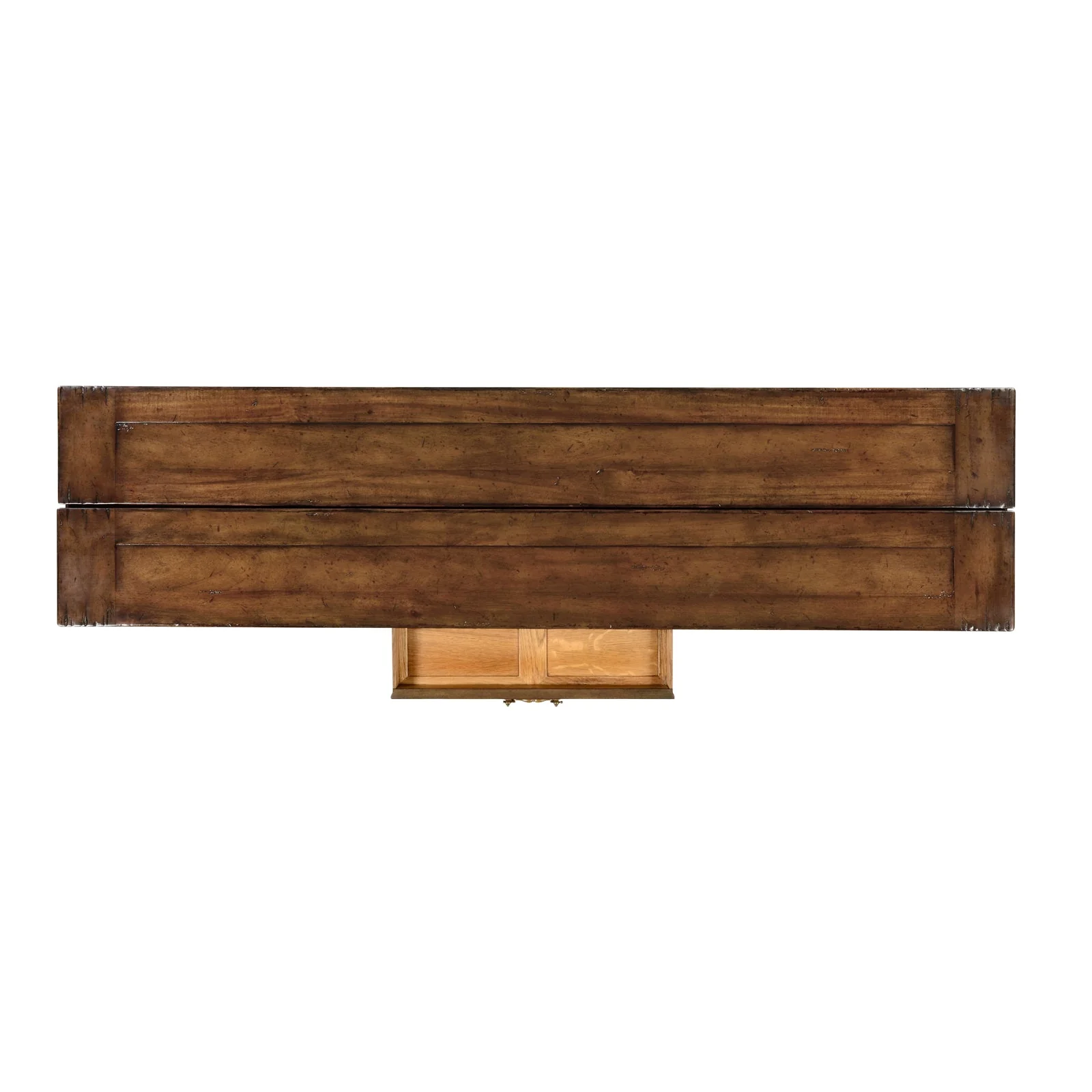 Jonathan Charles Small Walnut Hunt Table (492704-WCD) - Image 5