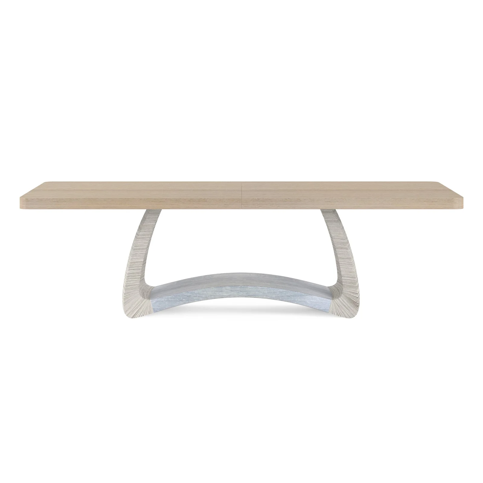 Jonathan Charles Swell Danish Cord Dining Table (500417-116L-BLO-DPC) - Image 3