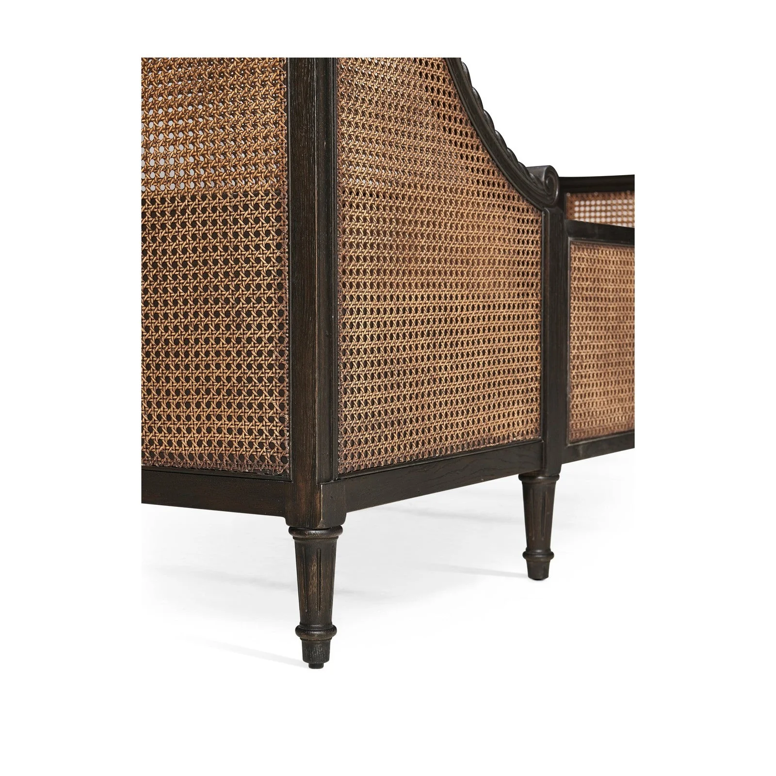 Jonathan Charles Tangiers King Caned Shelter Bed - Image 7