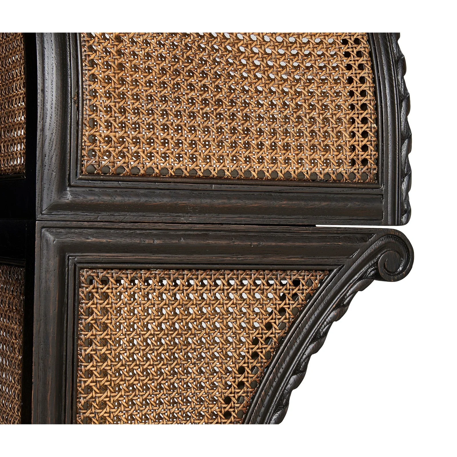 Jonathan Charles Tangiers King Caned Shelter Bed - Image 9