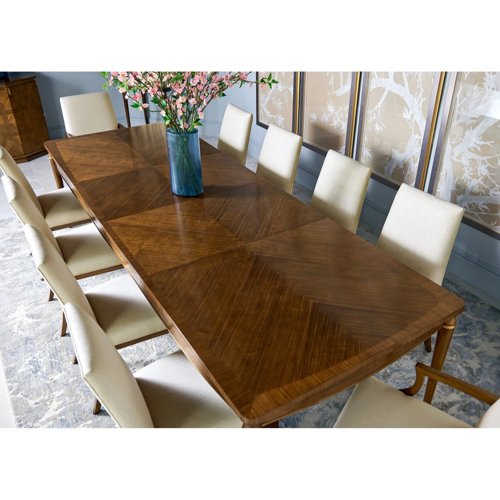 Jonathan Charles Toulouse Dining Table (500348-120L-WTL) - Image 3