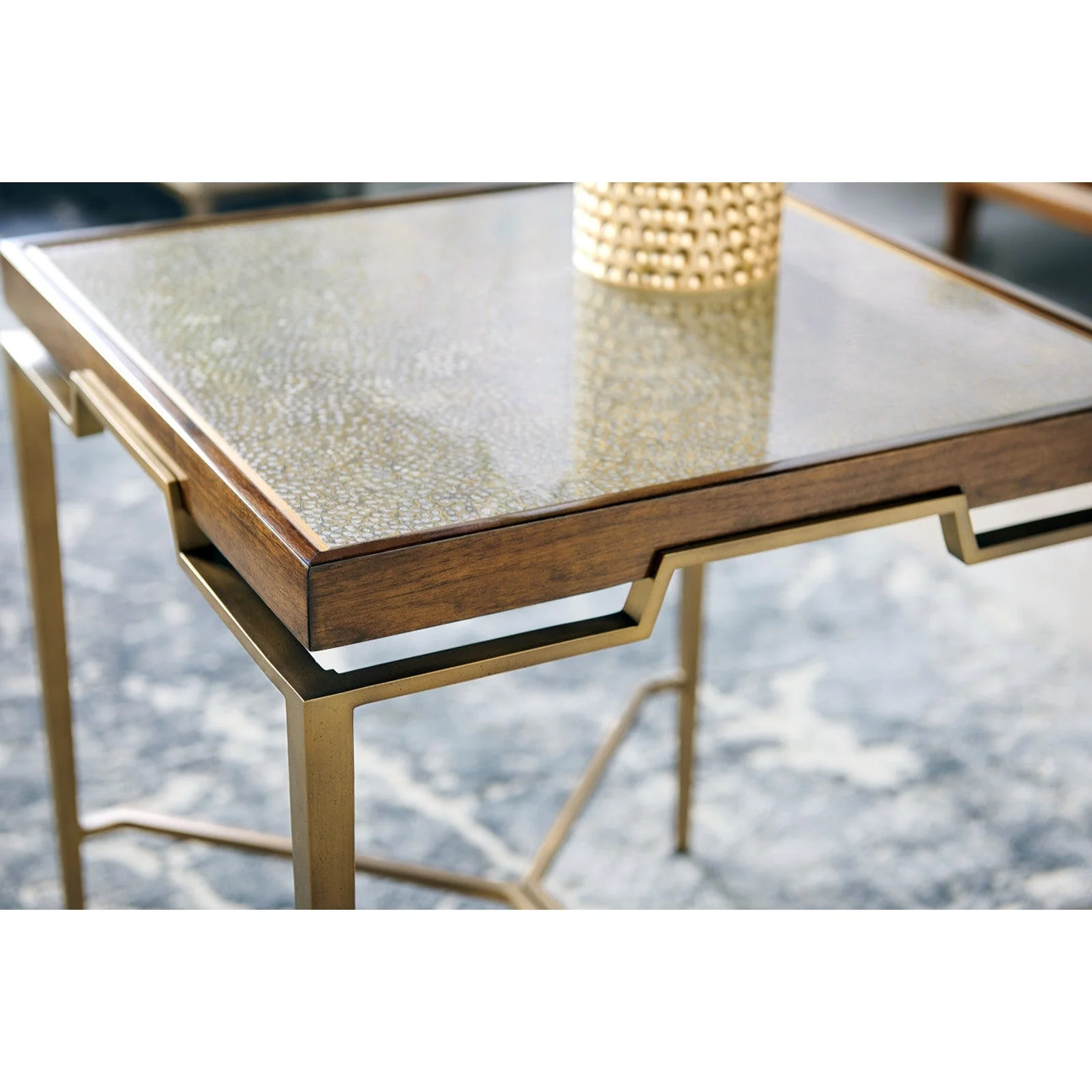 Jonathan Charles Toulouse Eggshell End Table (500356-EA002) - Image 3