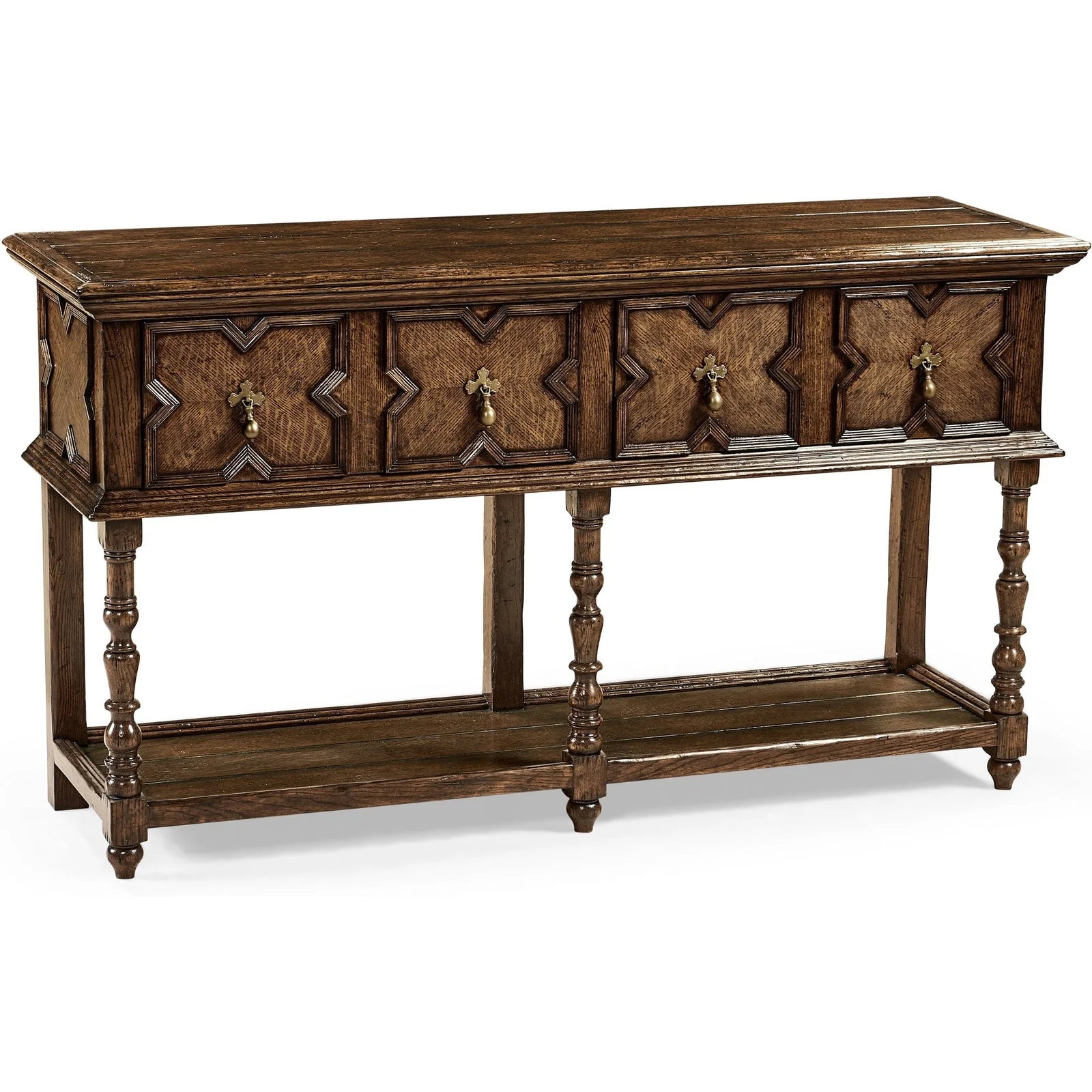 Jonathan Charles Tudor Style Dark Oak Buffet (492988-TDO) - Image 2