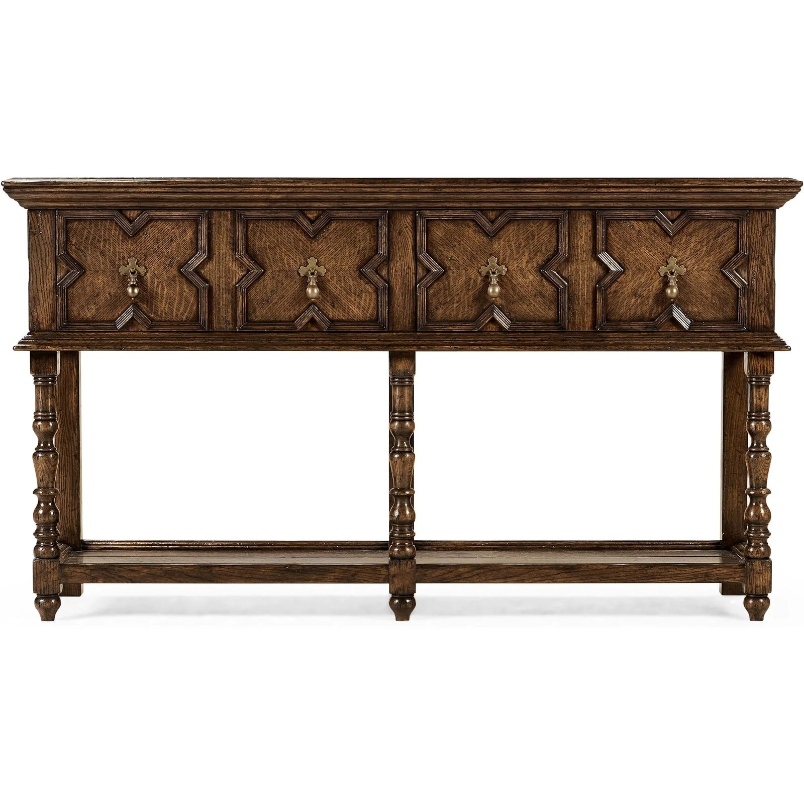 Jonathan Charles Tudor Style Dark Oak Buffet (492988-TDO) - Image 3