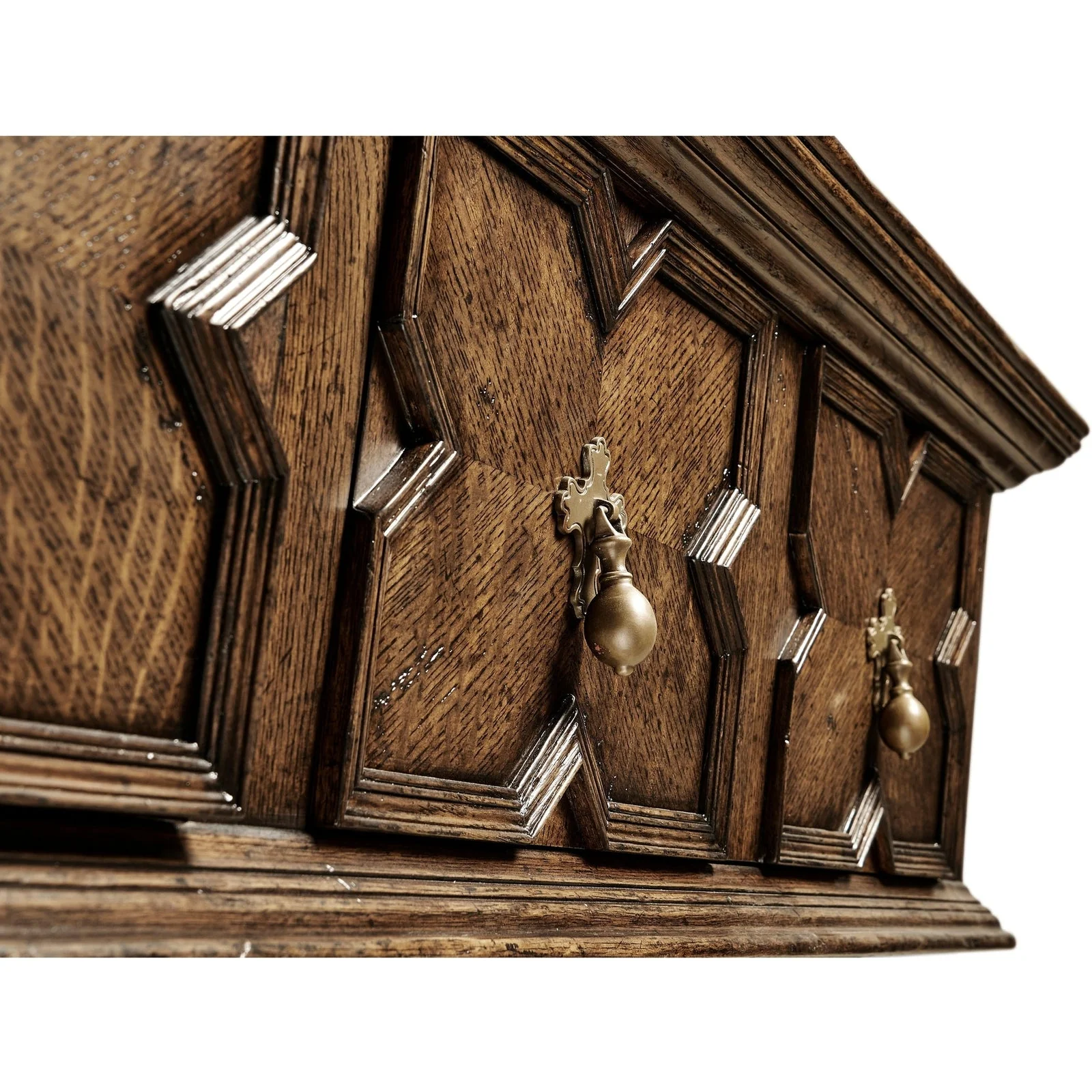 Jonathan Charles Tudor Style Dark Oak Buffet (492988-TDO) - Image 4
