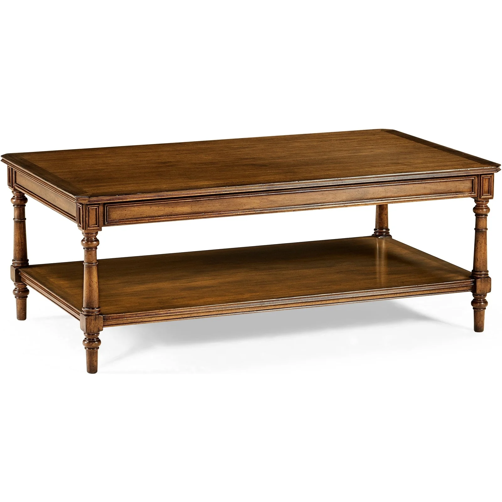 Jonathan Charles Victorian Style Walnut Coffee Table (494637-WAL)