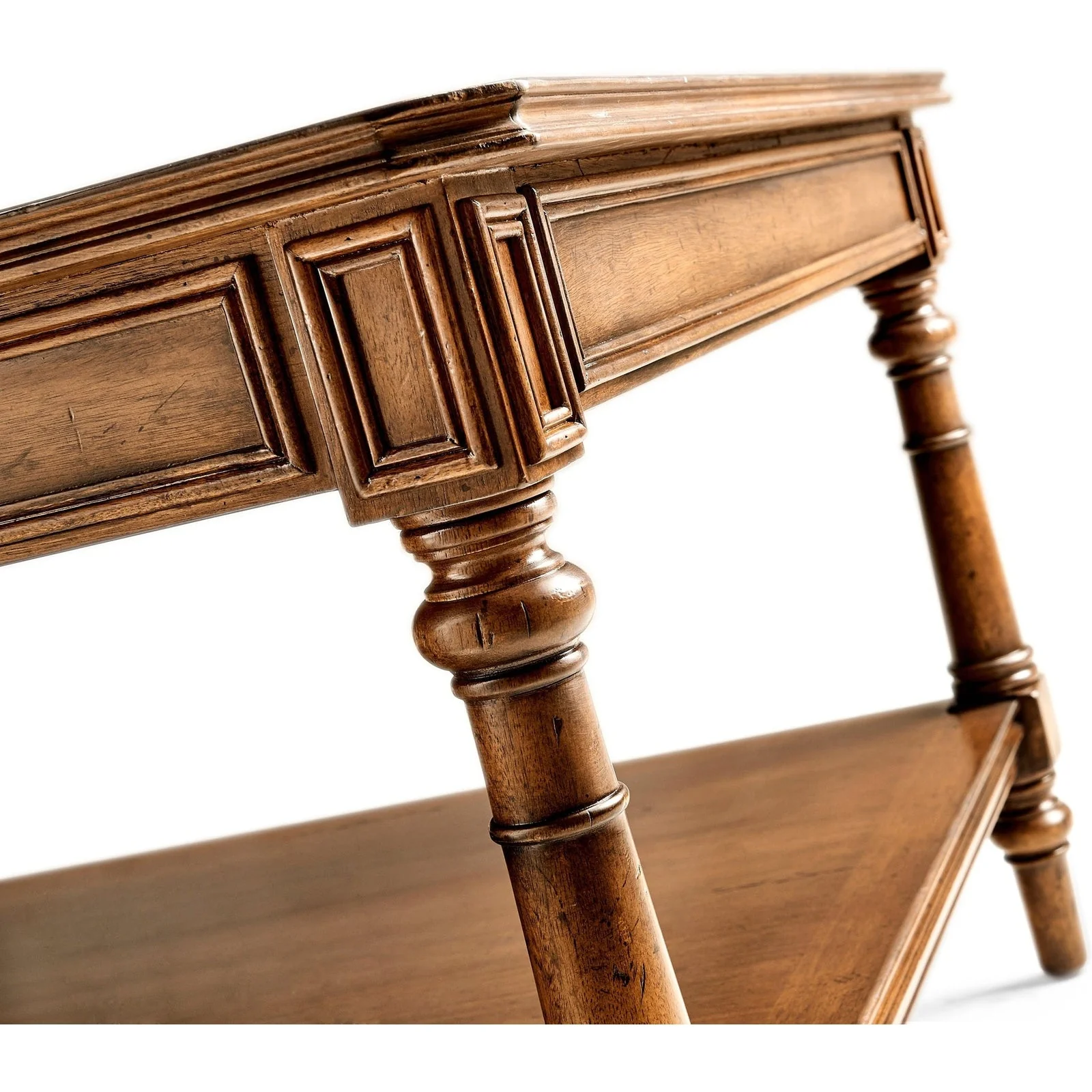 Jonathan Charles Victorian Style Walnut Coffee Table (494637-WAL) - Image 3