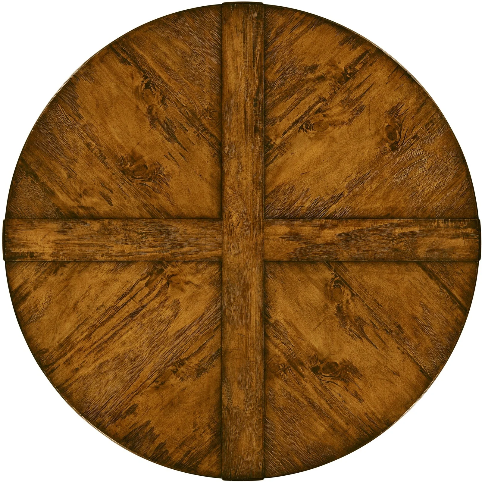Jonathan Charles Walnut Solid Wood Dining Table - Image 2