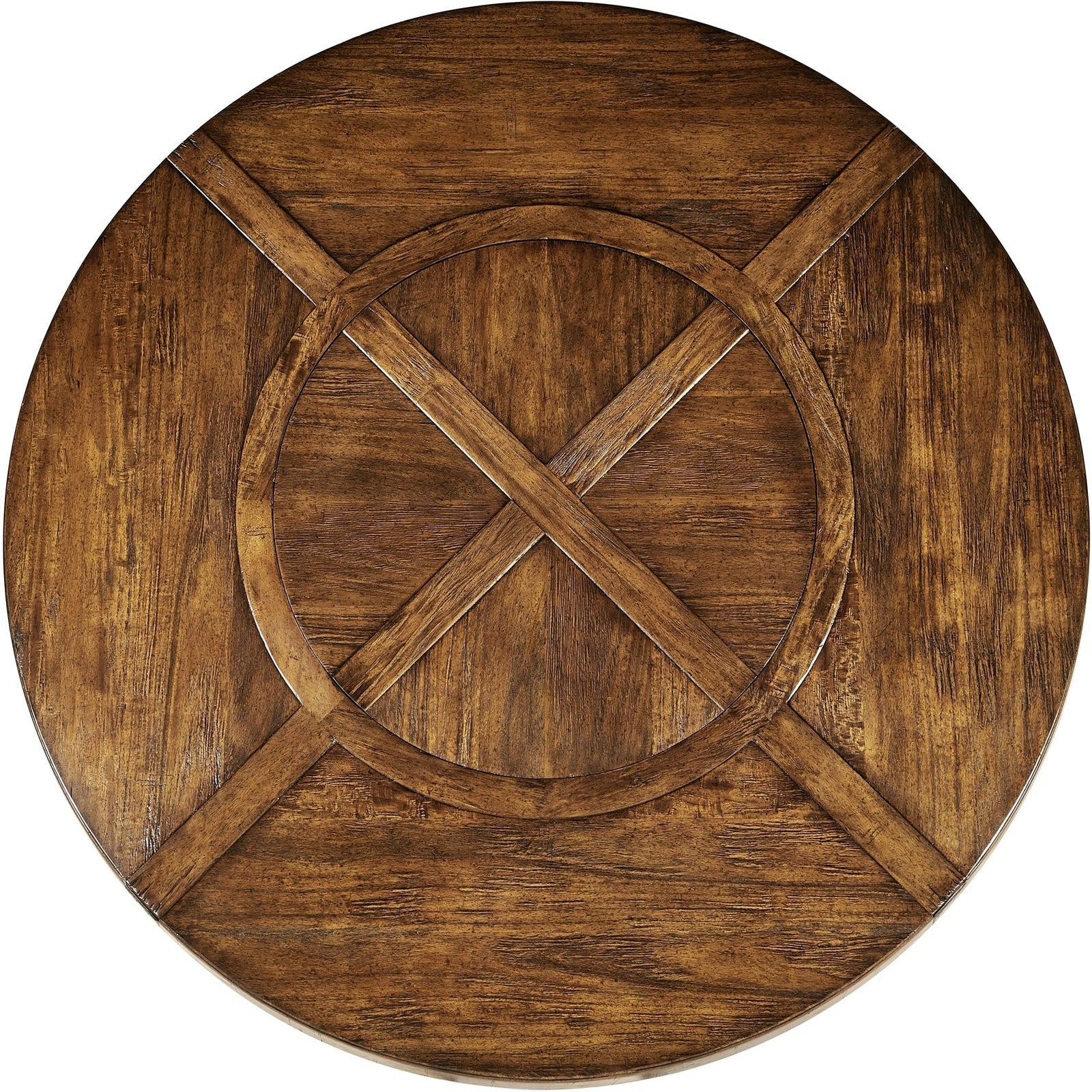 Jonathan Charles Walnut Solid Wood Dining Table - Image 6