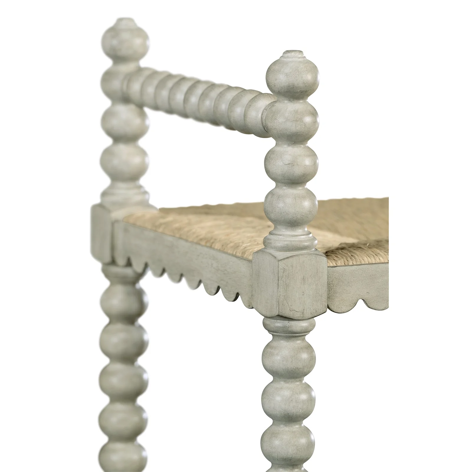 Jonathan Charles William Yeoward Bellingham Country Grey Single Bench (530008-CGR) - Image 3
