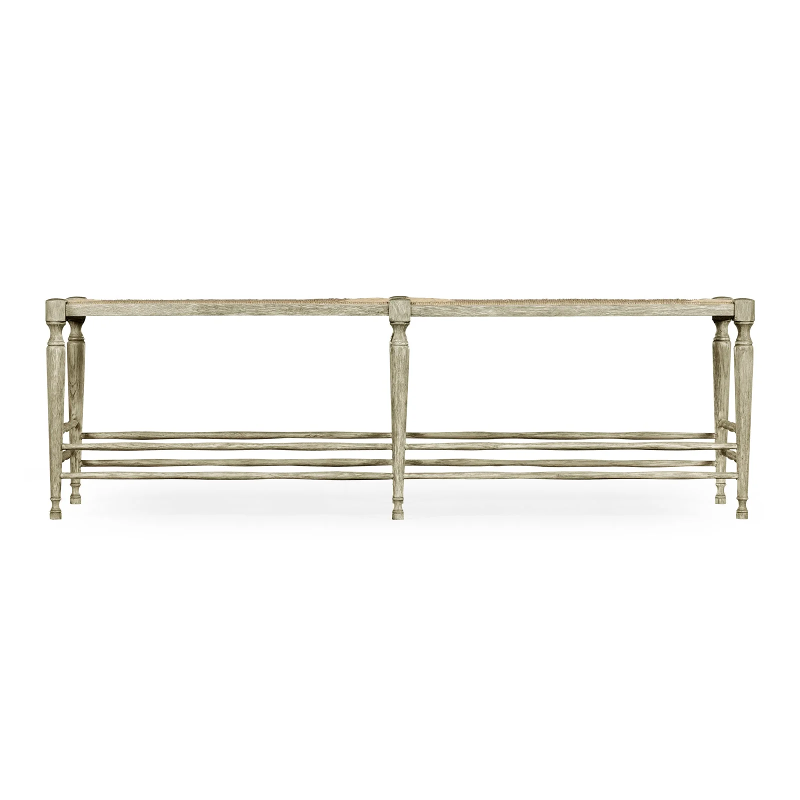 Jonathan Charles William Yeoward Bodiam Grey Oak Bench (530001-GYO) - Image 2