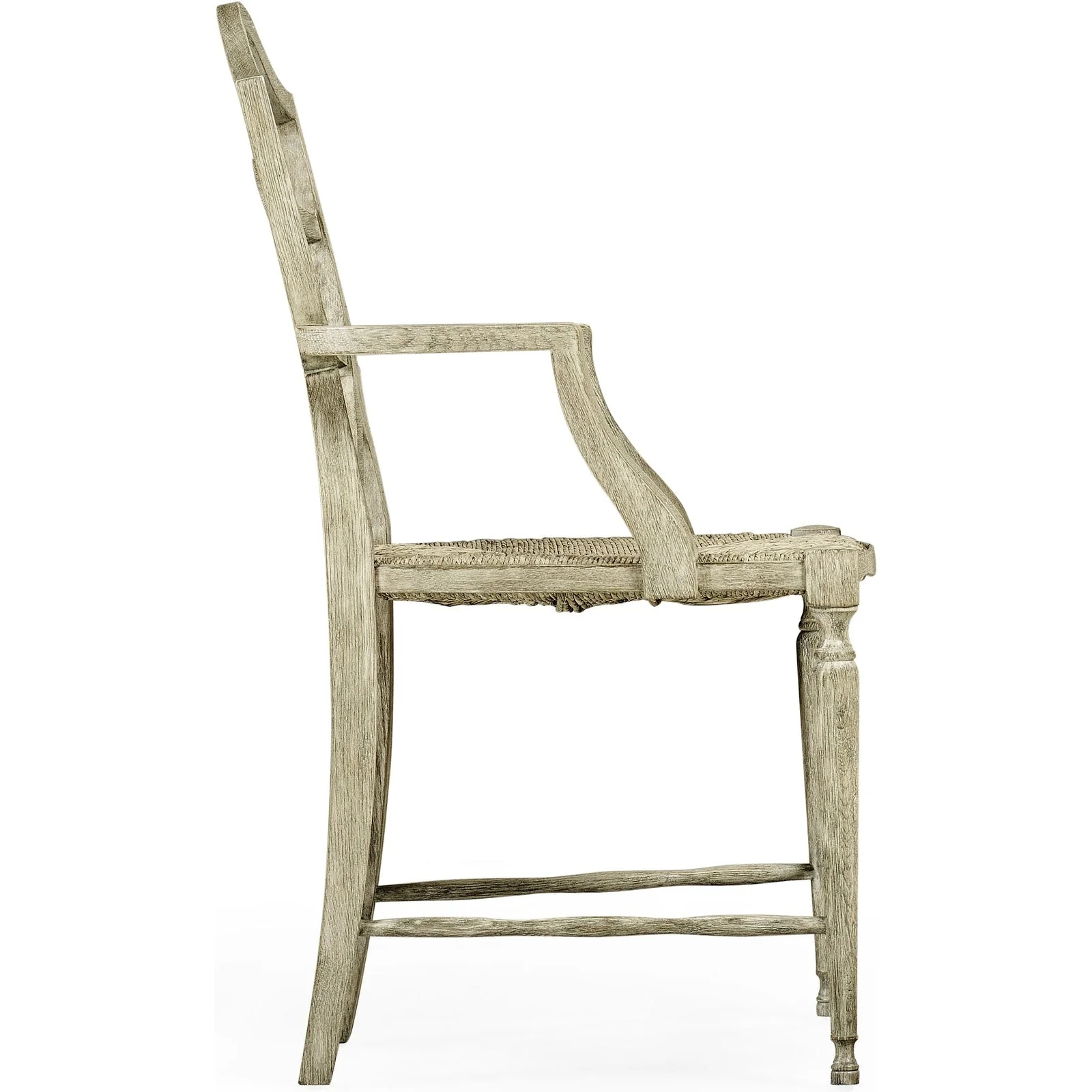 Jonathan Charles William Yeoward Country House Chic Solid Wood Queen Anne Back Arm Chair (530000-AC-GYO) - Set of 2 - Image 3