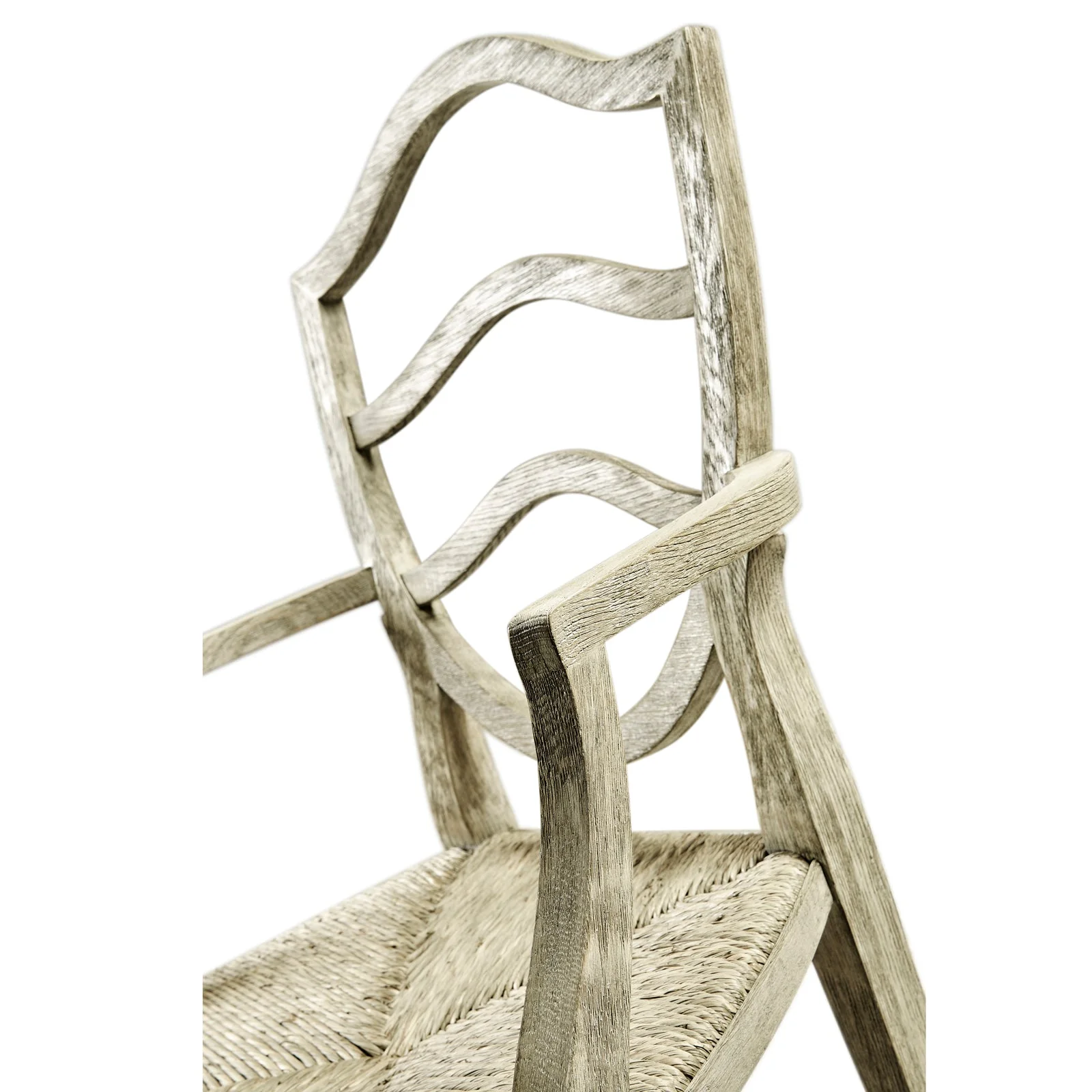 Jonathan Charles William Yeoward Country House Chic Solid Wood Queen Anne Back Arm Chair (530000-AC-GYO) - Set of 2 - Image 5