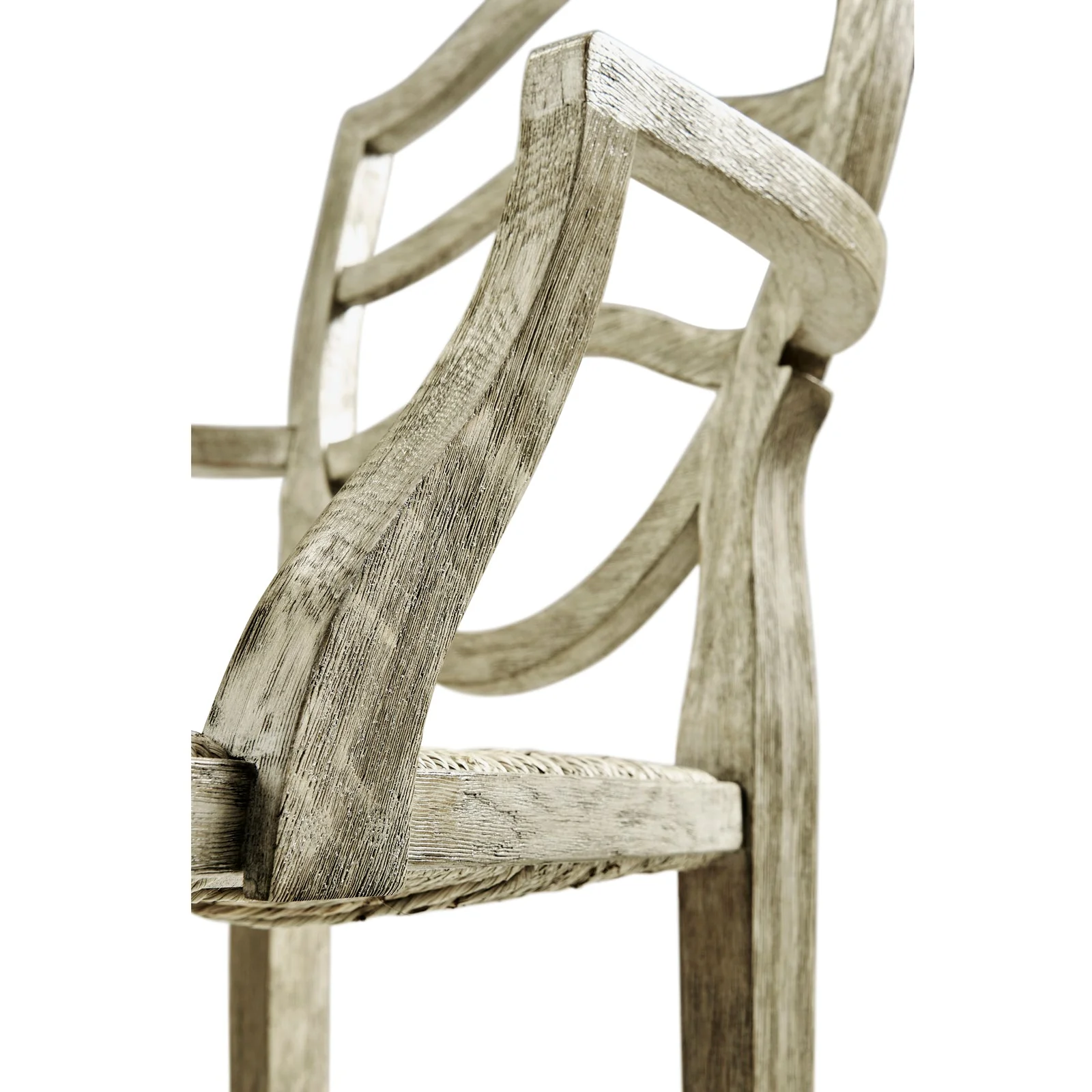 Jonathan Charles William Yeoward Country House Chic Solid Wood Queen Anne Back Arm Chair (530000-AC-GYO) - Set of 2 - Image 9
