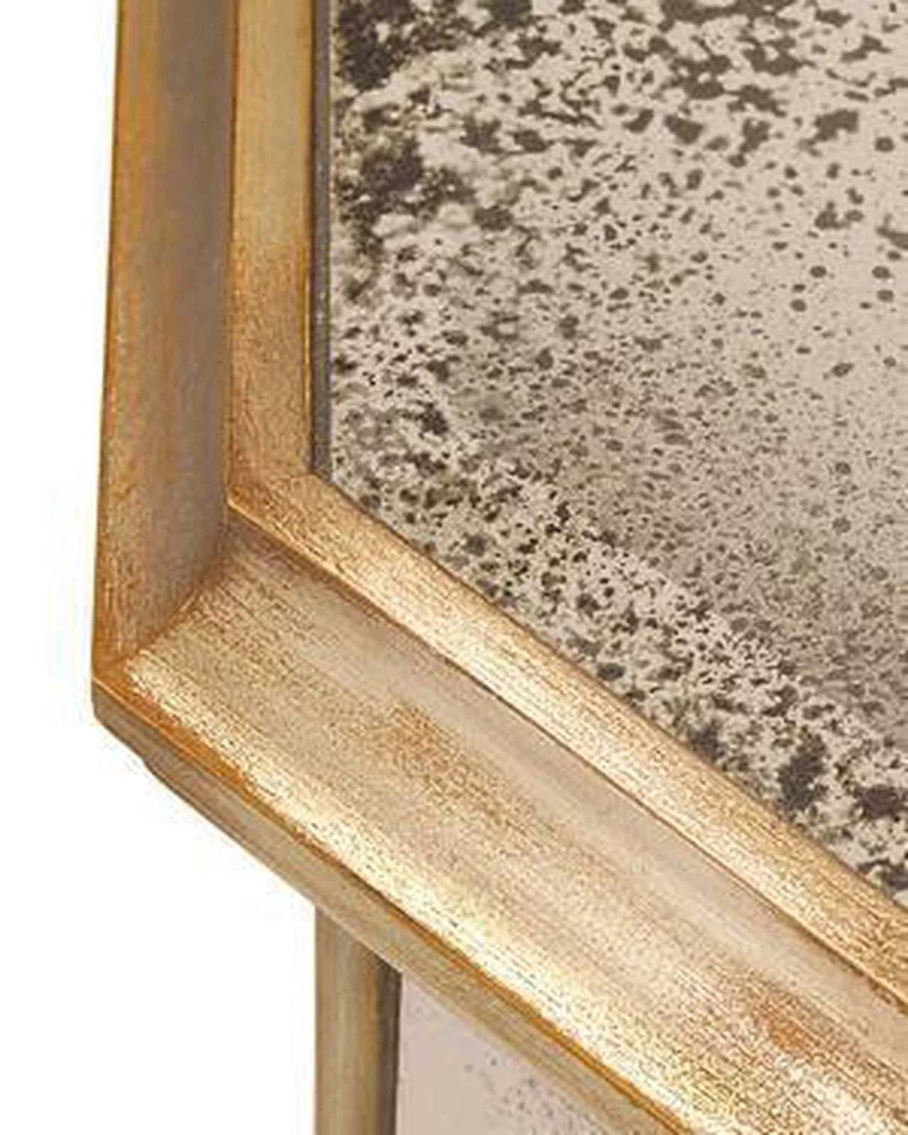 John Richard Juno Foxed Mirror Four Door Credenza - Image 4