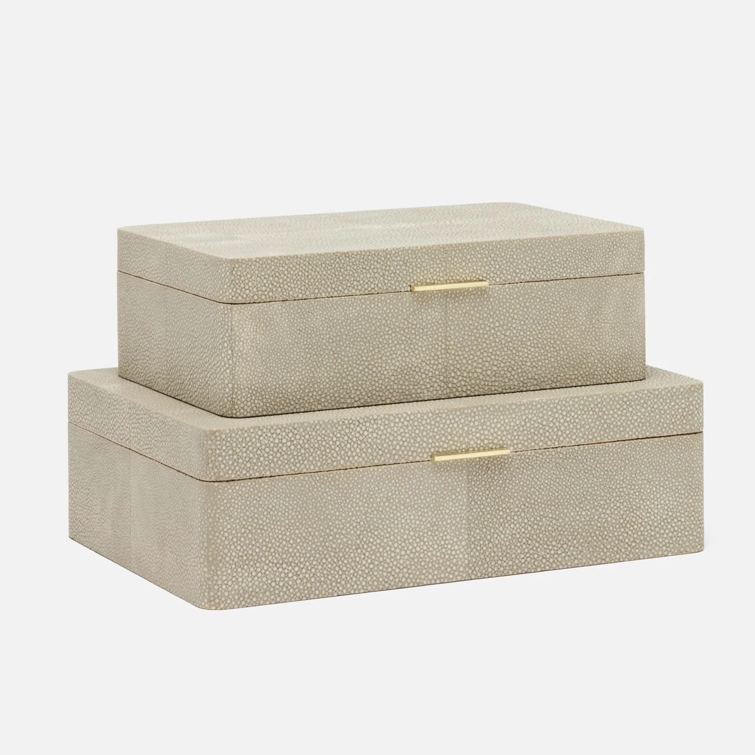 Kiraz Faux Shagreen Box - Set of 2 - Image 4