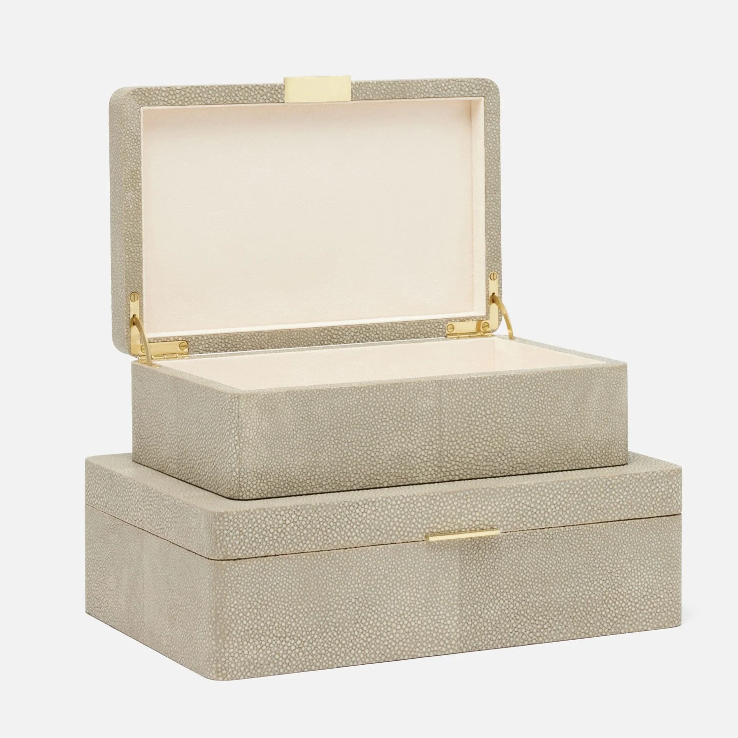 Kiraz Faux Shagreen Box - Set of 2 - Image 6