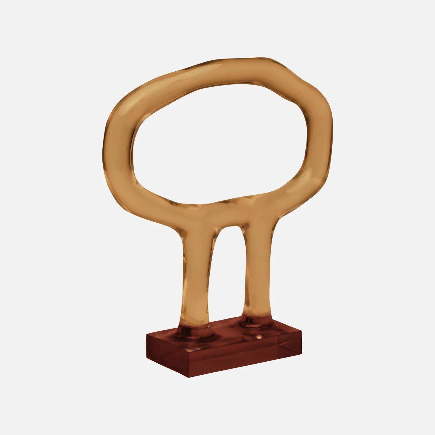 Kolby Abstract Circular Resin Sculpture - Image 16