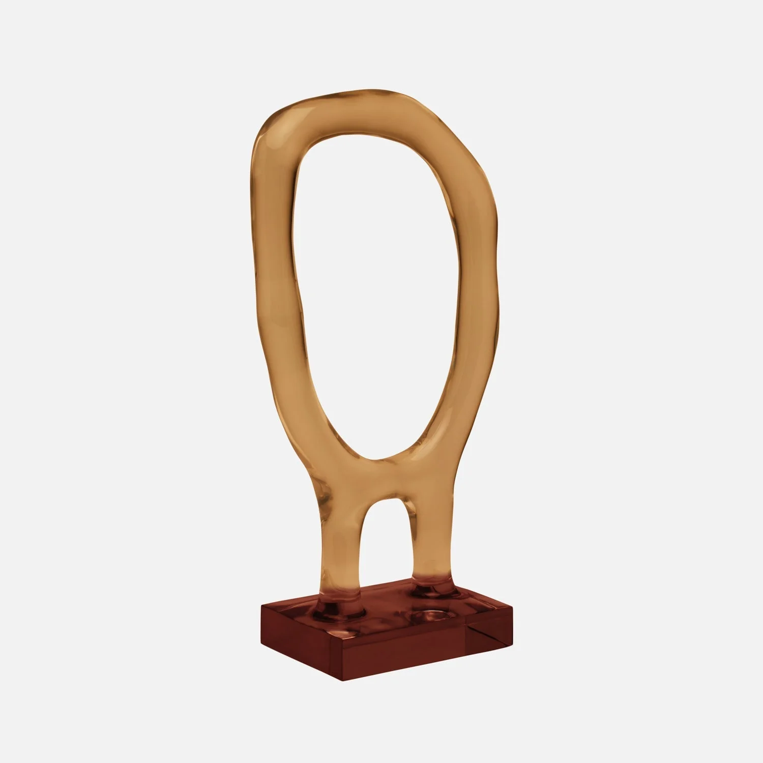 Kolby Abstract Circular Resin Sculpture - Image 4