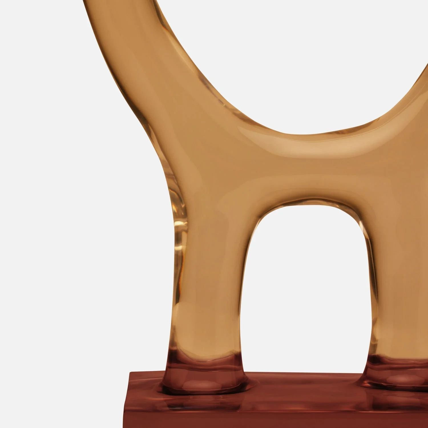 Kolby Abstract Circular Resin Sculpture - Image 6