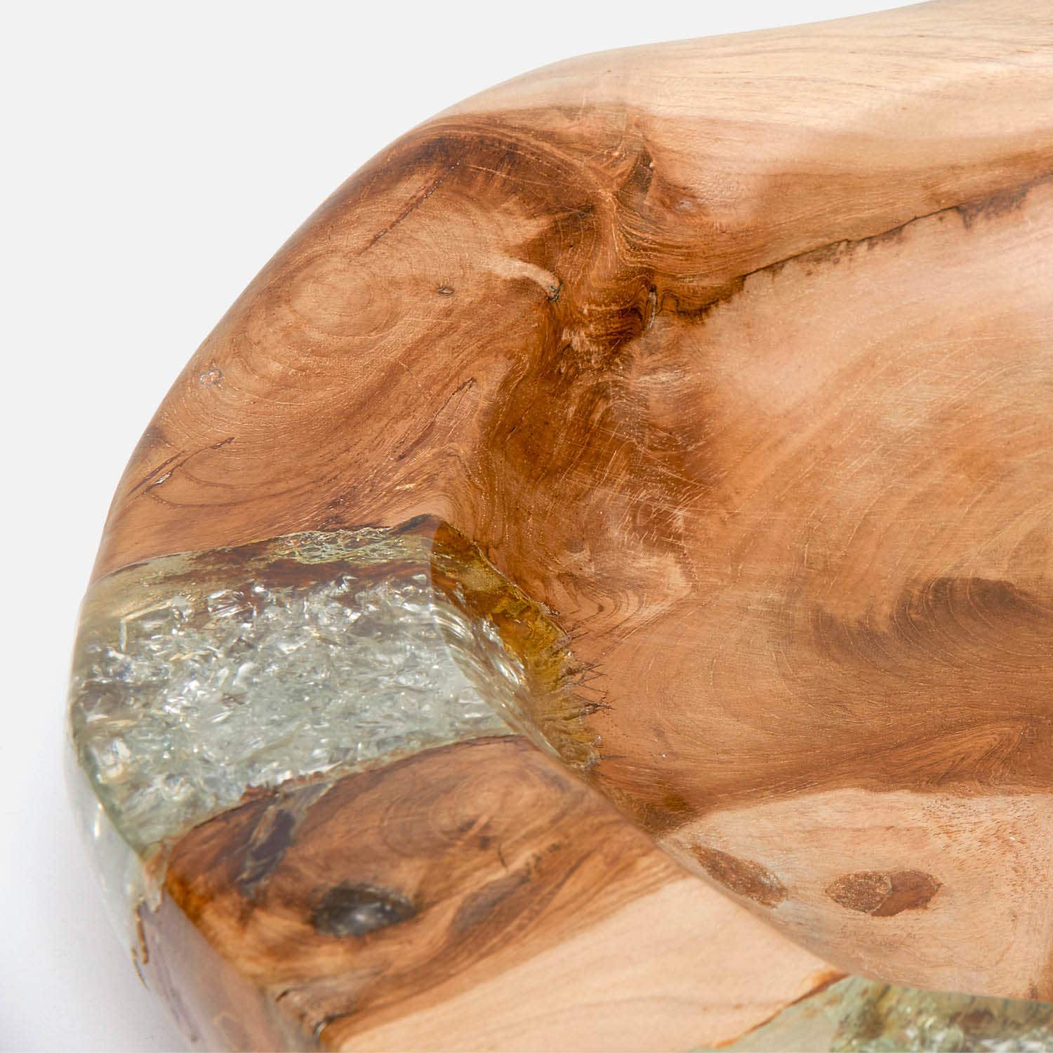 Kyla Glass Resin Bowl - Set of 2 - Image 4
