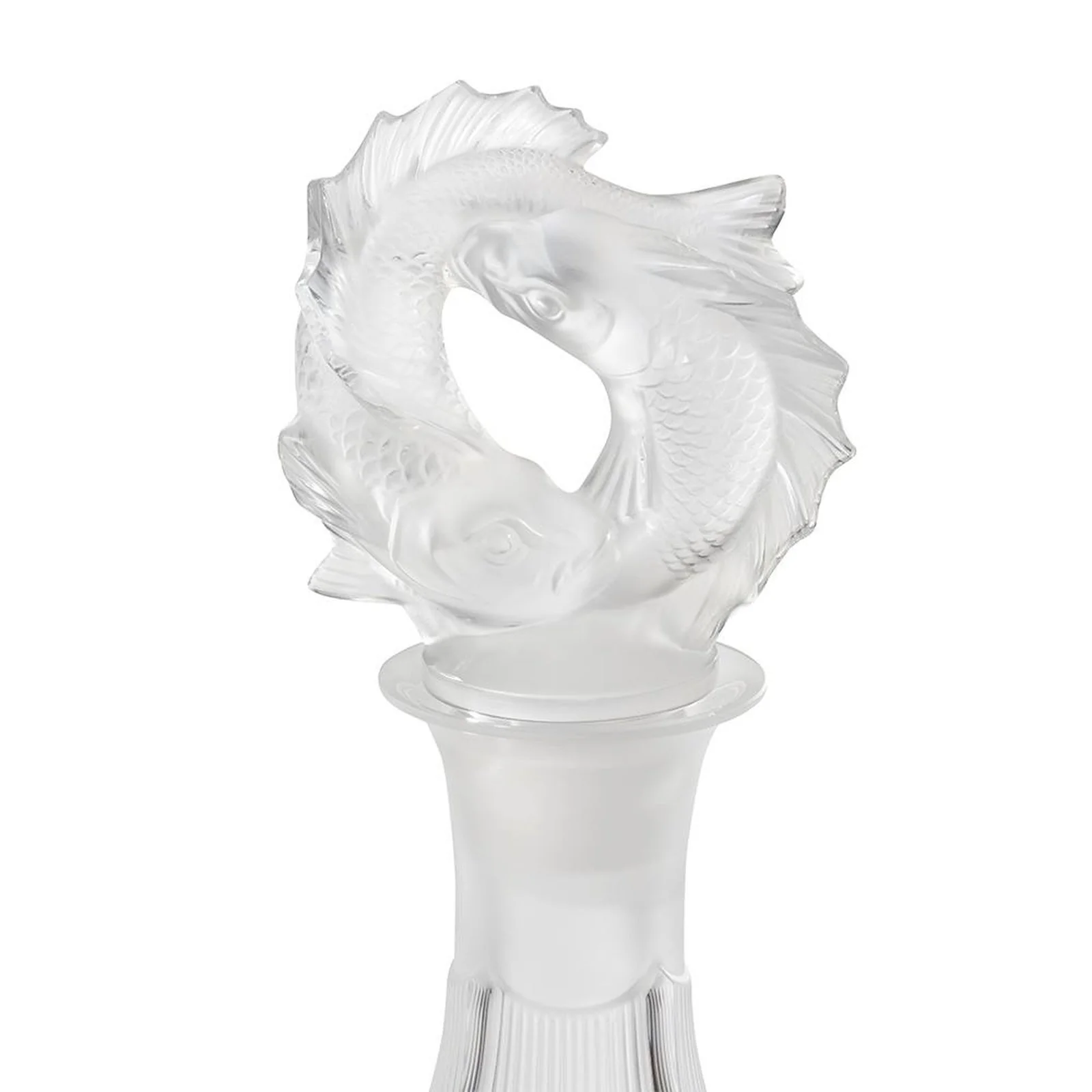 Lalique 2 Poissons Decanter - Image 2