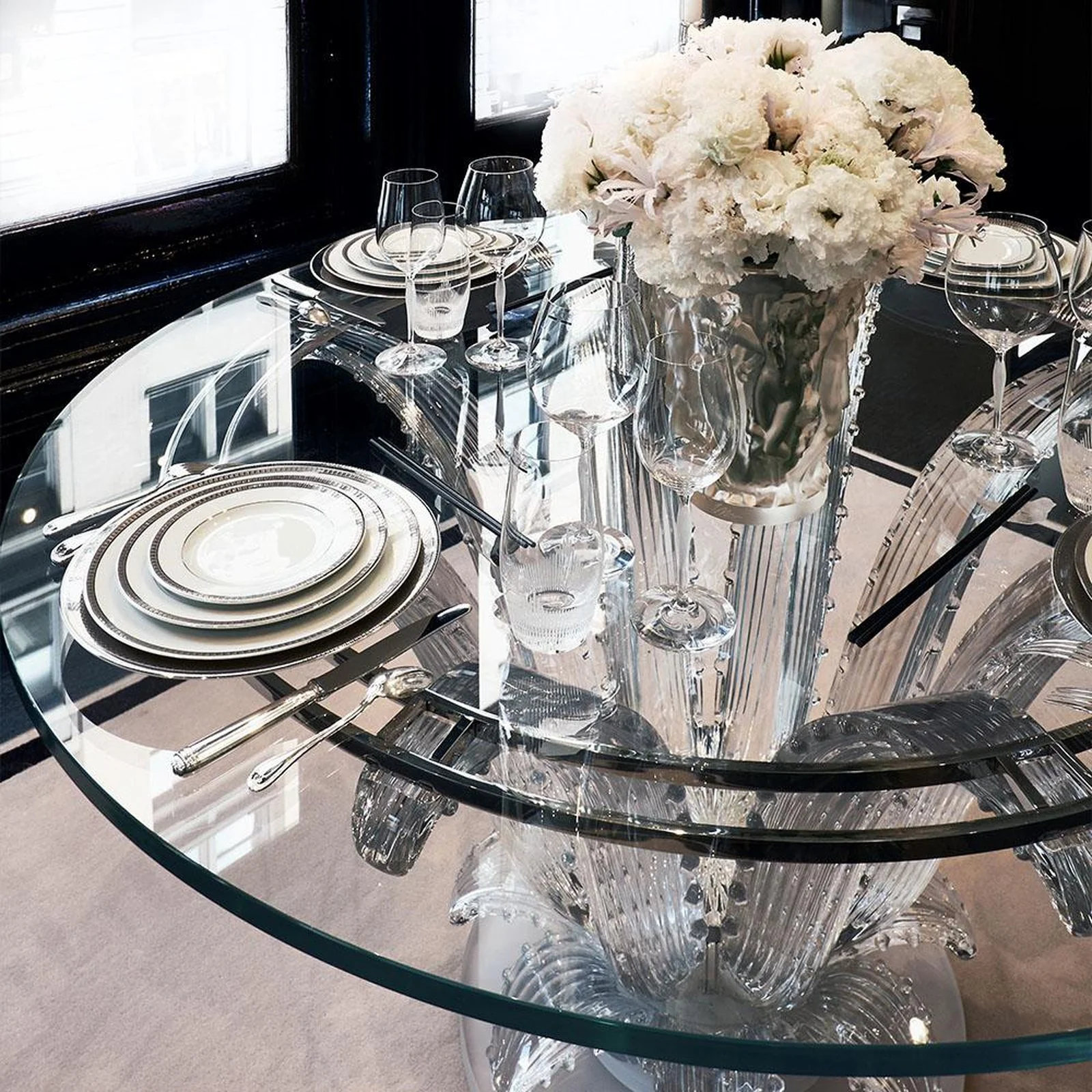 Lalique Cactus Round Table - Image 5