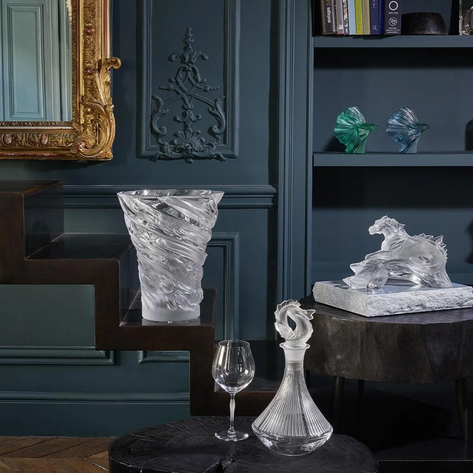 Lalique Carpes Koi Vase - Image 4