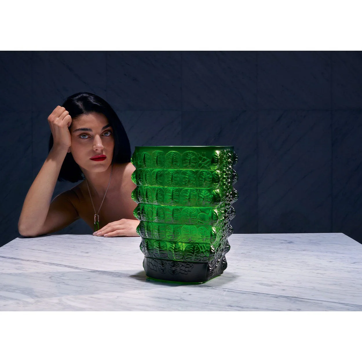Lalique Croco Vase - Image 2