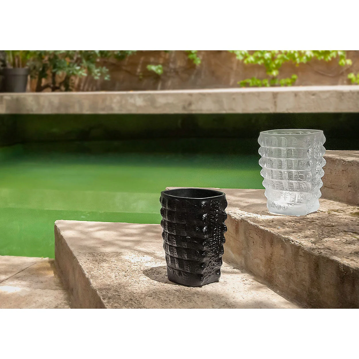 Lalique Empreinte Animale Croco Vase - Image 2