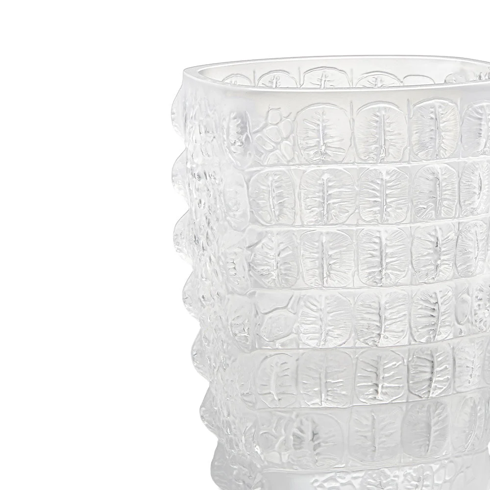 Lalique Empreinte Animale Croco Vase - Image 3