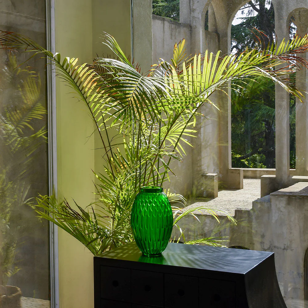 Lalique Empreinte Animale Plumes Large Vase - Image 4
