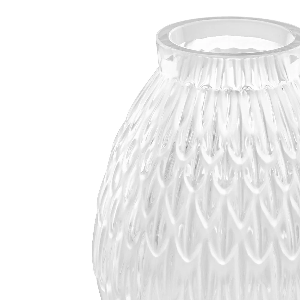Lalique Empreinte Animale Plumes Small Vase - Image 3