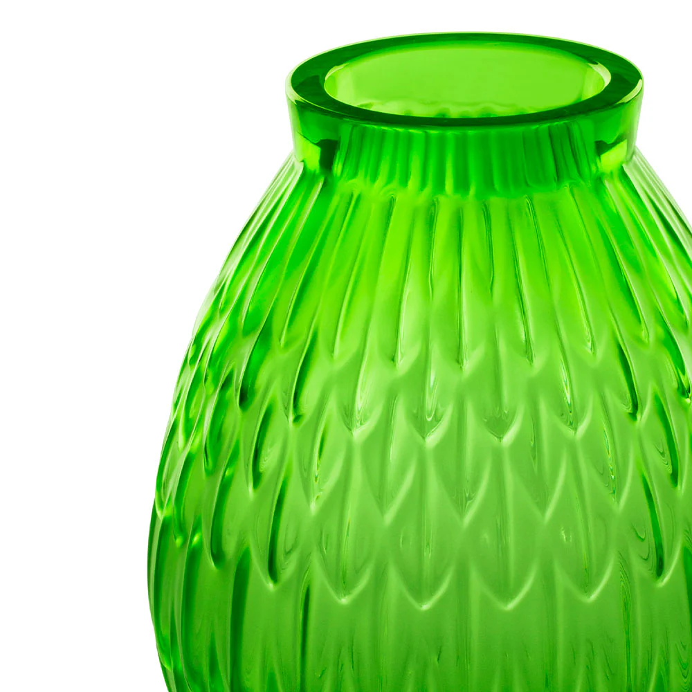 Lalique Empreinte Animale Plumes Small Vase - Image 5