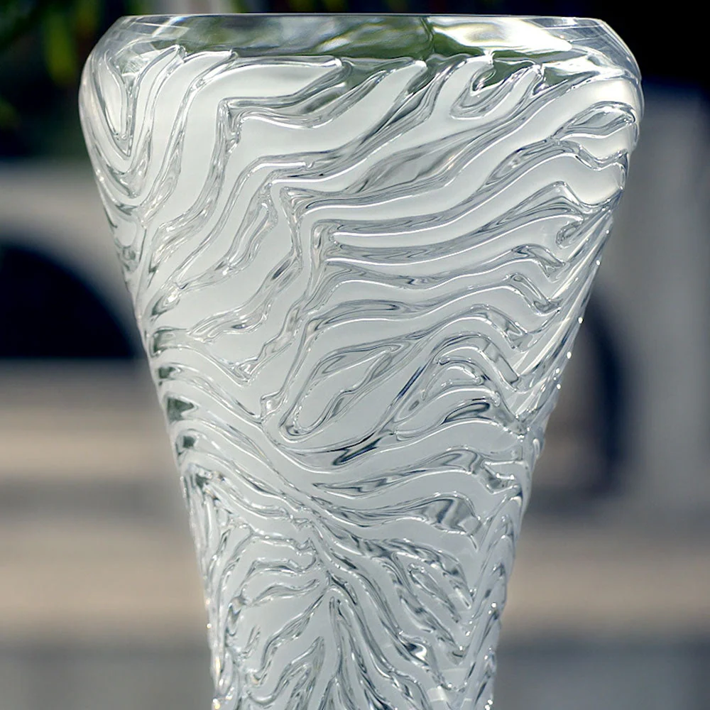 Lalique Empreinte Animale Zebre Vase - Image 5