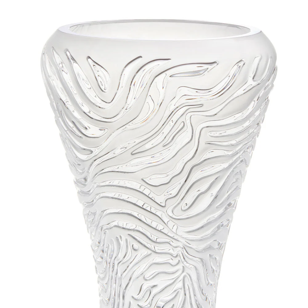 Lalique Empreinte Animale Zebre Vase - Image 7