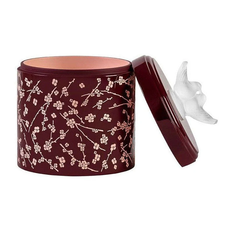Lalique Fleurs De Cerisier Lacquered Wood Box - Image 5