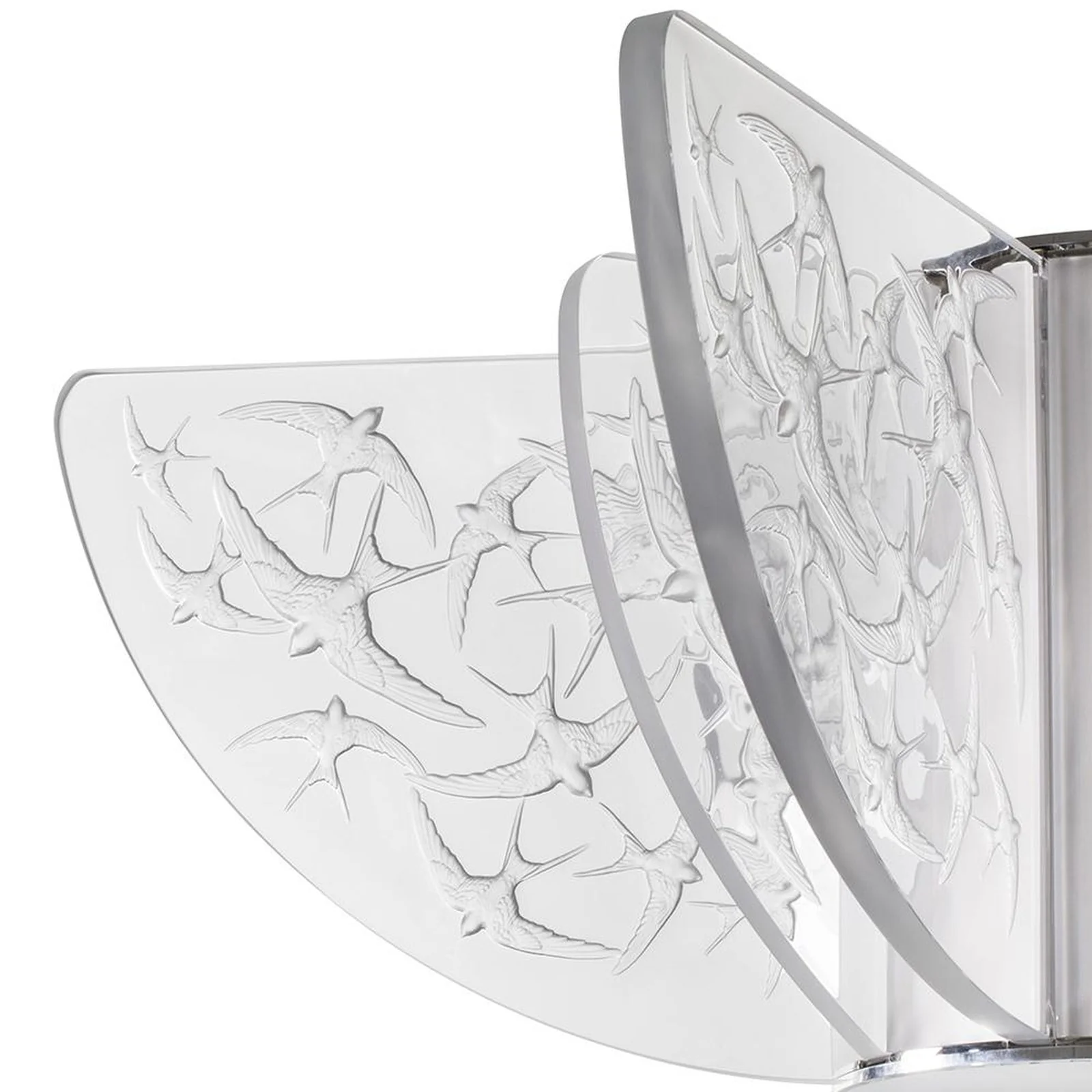 Lalique Hirondelles Chandelier Large Size - Image 2