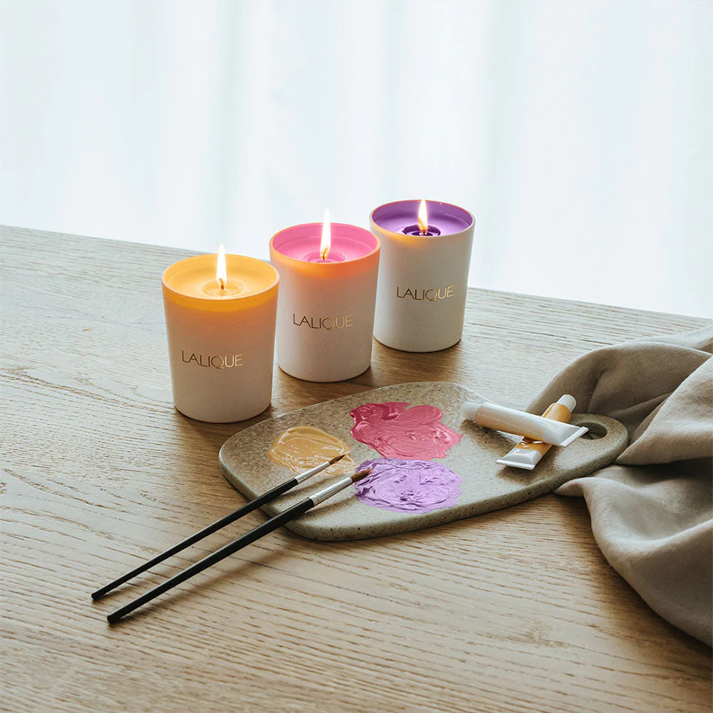 Lalique Les Compositions Parfumees Pink Paradise Scented Candle - Image 2