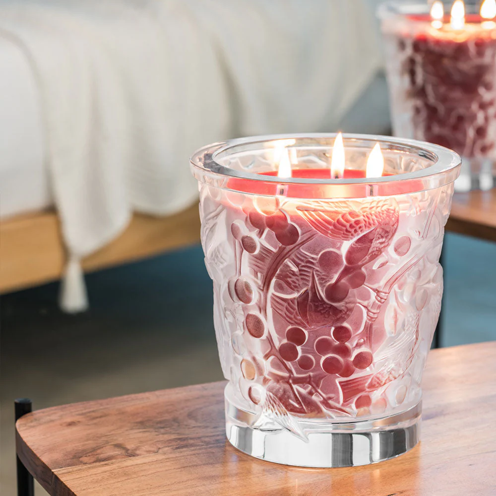 Lalique Merles Et Raisins Crystal Scented Candle - Image 2