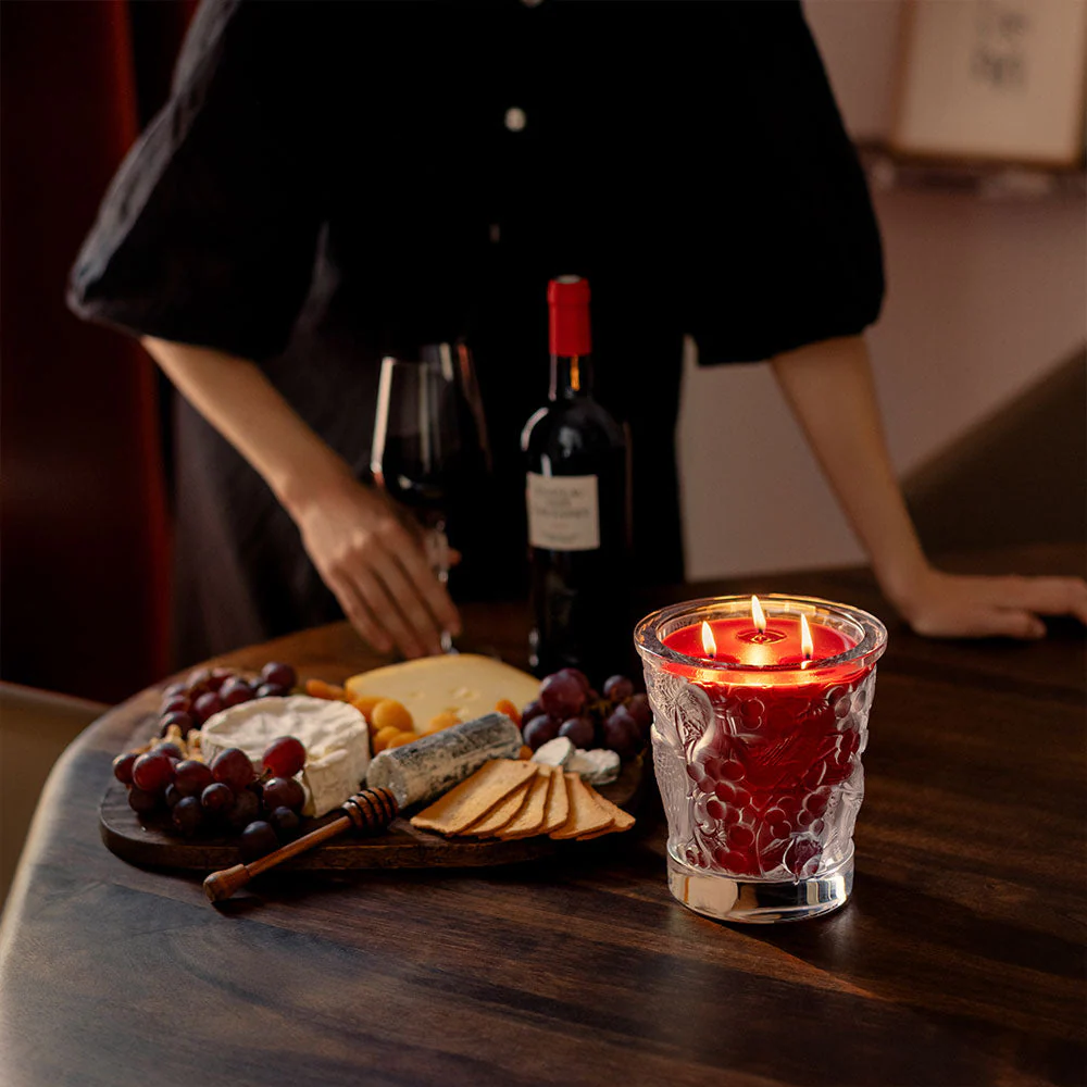 Lalique Merles Et Raisins Crystal Scented Candle - Image 3
