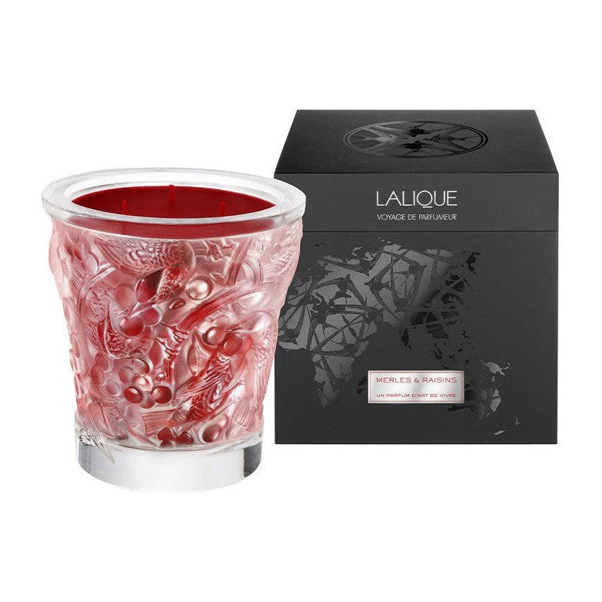 Lalique Merles Et Raisins Crystal Scented Candle - Image 4