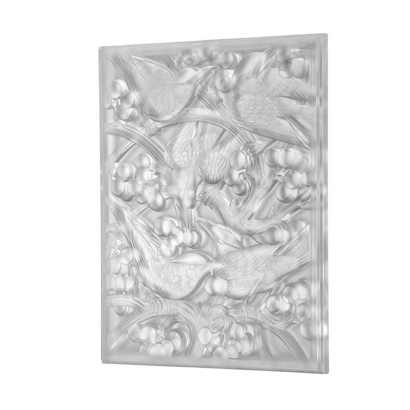 Lalique Merles Et Raisins Head Down Decorative Panel - Image 2