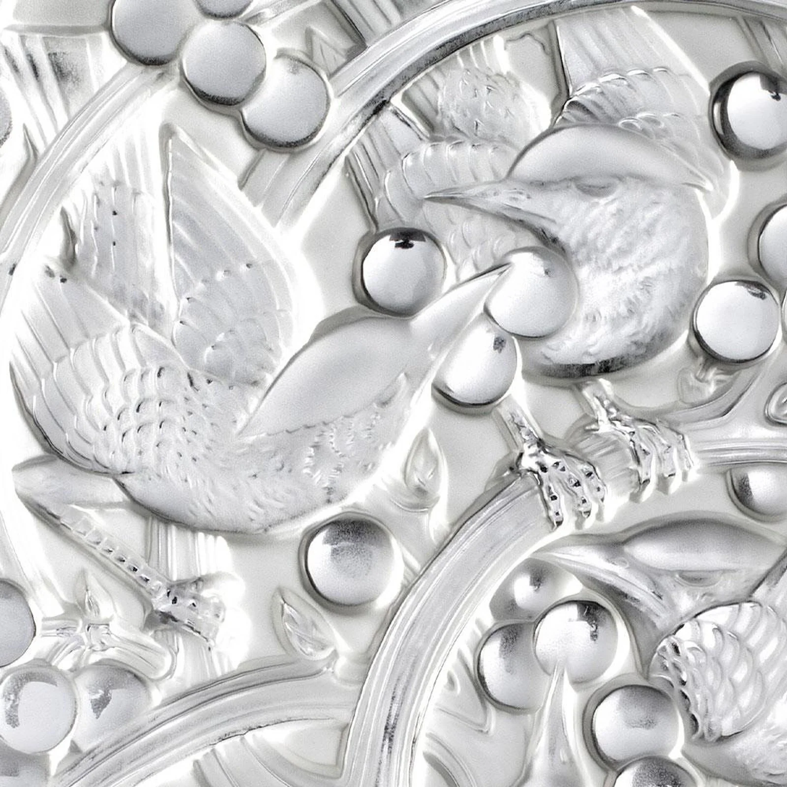 Lalique Merles Et Raisins Head Up Decorative Panel - Image 2