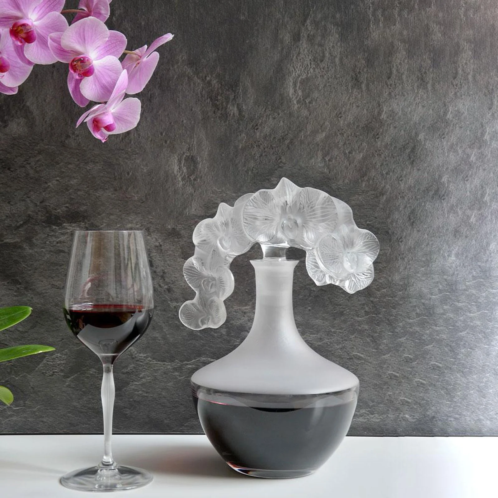 Lalique Orchidee Decanter - Image 2
