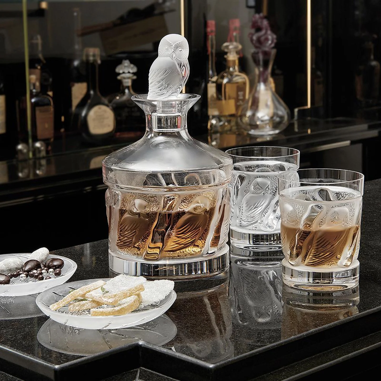 Lalique Owl Whisky Tumbler - Image 2