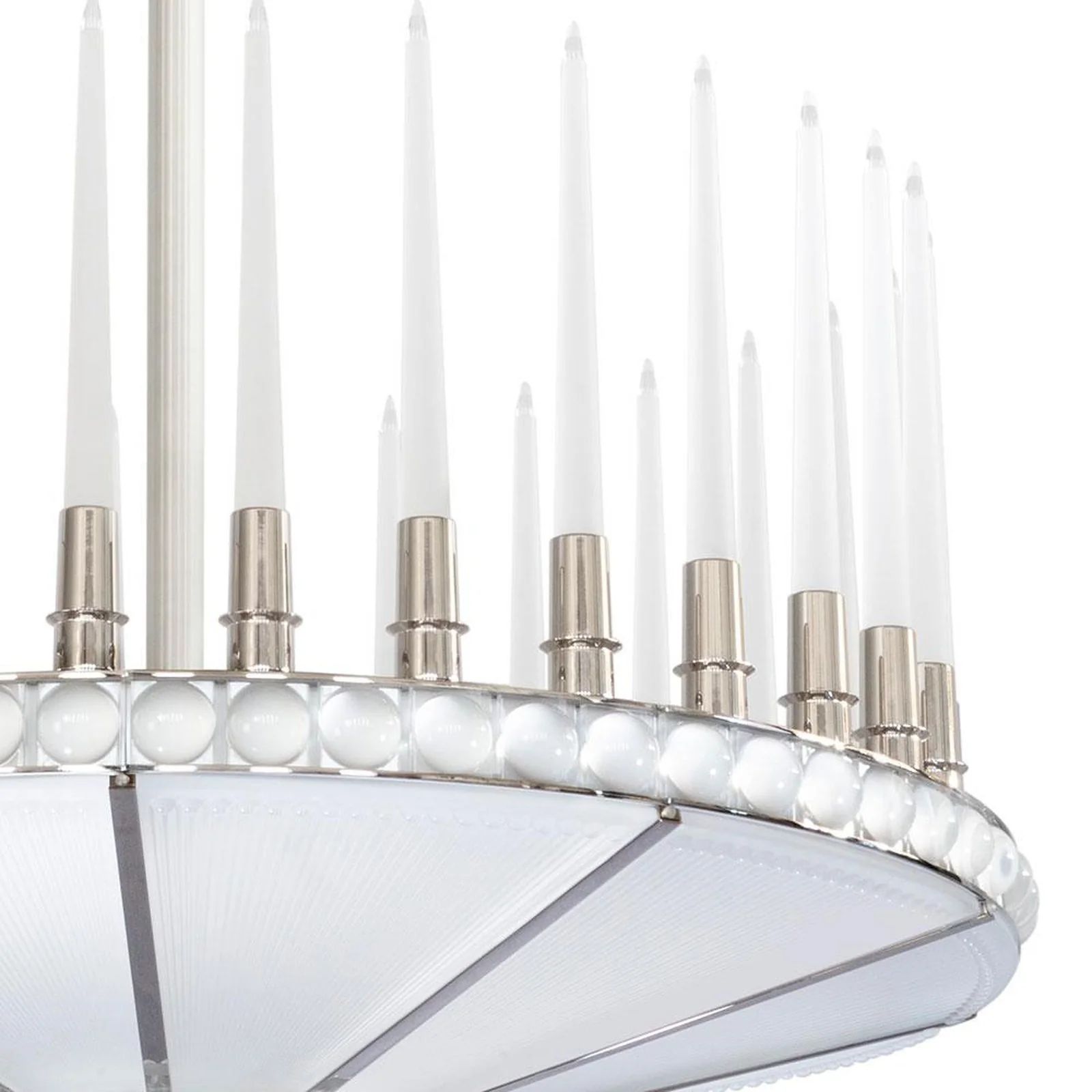 Lalique Perles 1 Tier Chandelier - Image 2