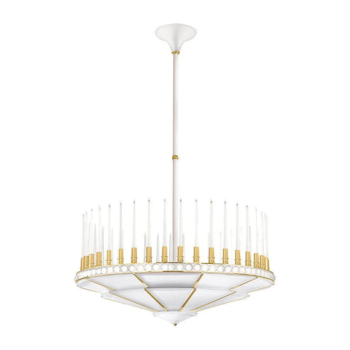 Lalique Perles Chandelier 1T D1340 - Image 2