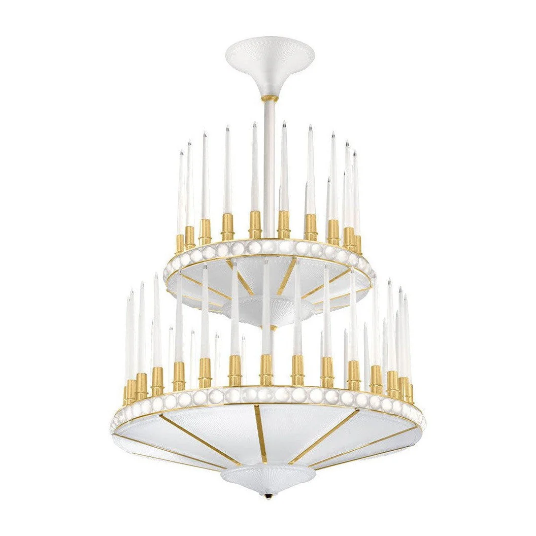 Lalique Perles Chandelier 2T D1000 - Image 2
